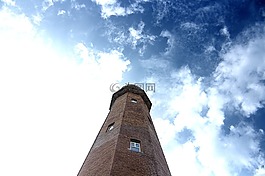 燈塔,天空,云