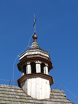 在教堂塔,塔,屋顶