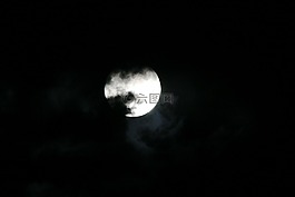月亮,全,光明