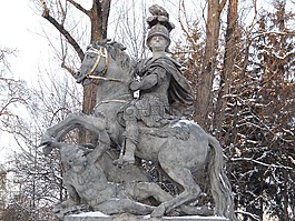 揚(yáng)索別斯基,紀(jì)念碑,在馬背上