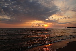 日出,景觀,在上午