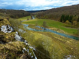 eselsburg 谷,brenz,河