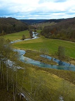 eselsburg 谷,brenz,河