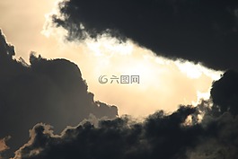 天空,云,黑暗