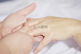 手部按摩,治療,手指