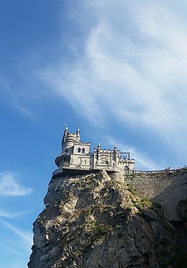 克里米亞,城堡,夏季