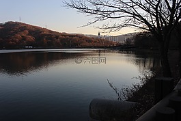 景觀,湖,大自然