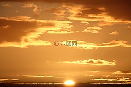 日落,晚上,心情