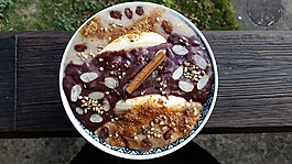 冰沙,肉桂,健康