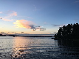 日落,芬蘭,赫爾辛基