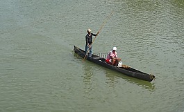 河,shambhavi,船