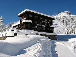 冬天,auenhütte,雪