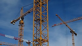 constructionsite,建設,起重機
