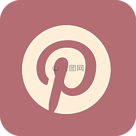 pinterest的,圖標(biāo),社交媒體