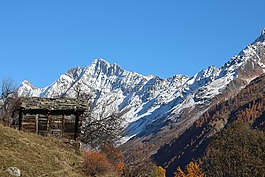 瑞士,lötschental,高山