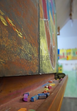 學(xué)校,板,粉筆