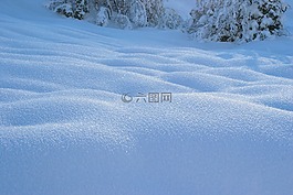 雪,冬天,白