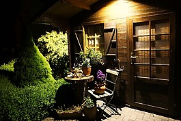 花園棚,假期,棚屋