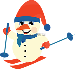 雪人,冬天,圣誕