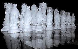 國(guó)際象棋游戲,黑白色,象棋