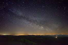 银河系,夜,银河