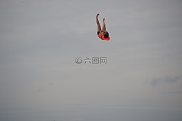 秋天,崩潰,飛