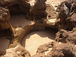 海灘,砂,米色