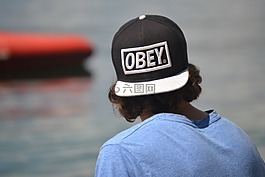 第,男孩,湖