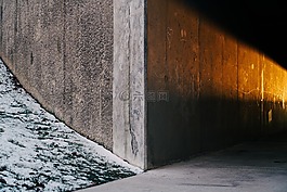 墻,隧道,陽光