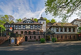 城堡酒店,mespelbrunn,巴伐利亚