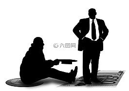 貧困,男子,臂
