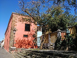 廣場,梯子,樹