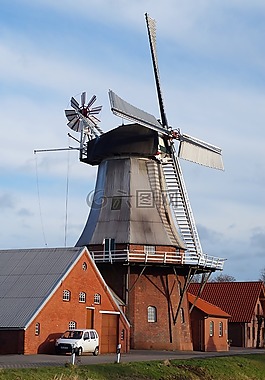 磨,面粉廠,風(fēng)車