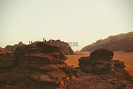 景觀,山,高原