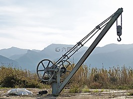起重機(jī),老,葡萄收獲期