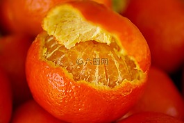 柑橘,水果,橙色