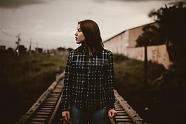 人,女子,女孩