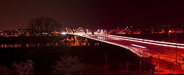 waldschlößchenbrücke,德累斯顿,夜