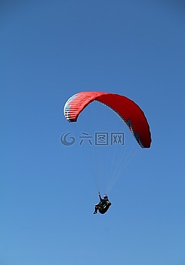 萨尔茨堡,gaisberg,滑翔伞
