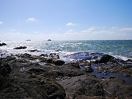 海,天空,藍(lán)色