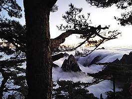 mountain huangshan,china sights,anhui