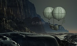 空氣,氣球,蒸汽朋克