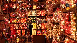燈,鮮花