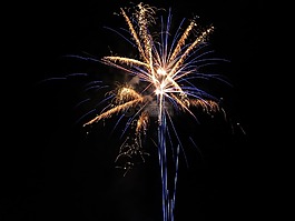 煙花爆竹,藝術(shù)節(jié),夜