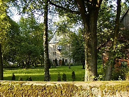 城堡,schackau,公园