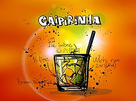 的caipirinha,鸡尾酒,喝