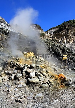 phlegraean 字段,火山,那不勒斯