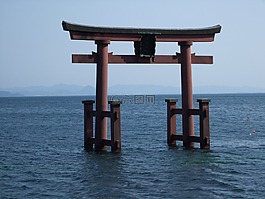 牌坊,日本,琵琶湖