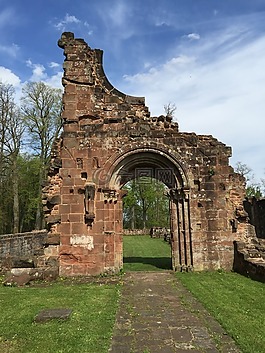 klosterruinewörschweiler,特洪堡,bliesgau