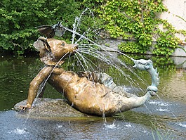 噴泉,公園